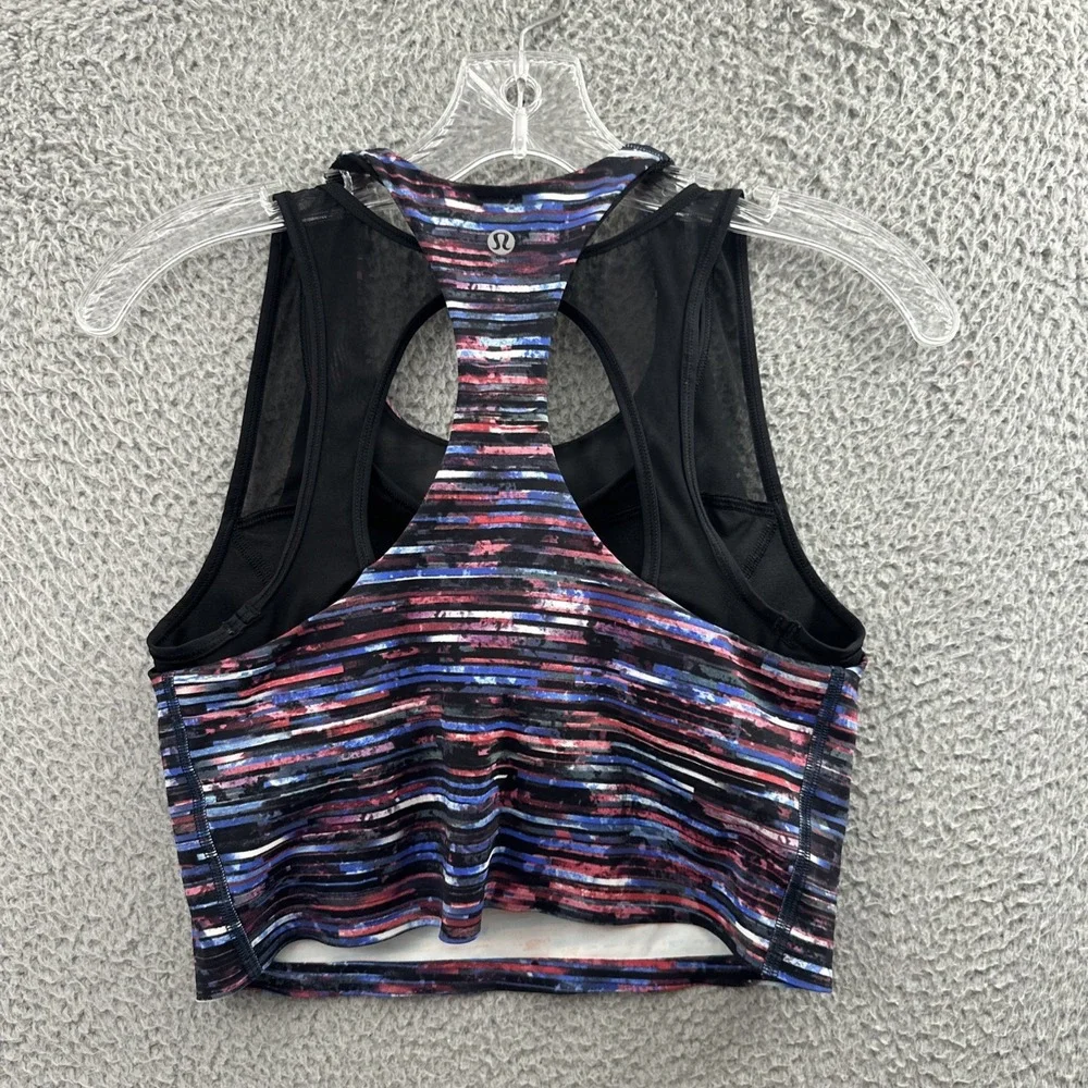 Lululemon Break Free Tank Bra Top Cropped Athletic Athleisure‎ Gym Women's 6